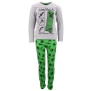 Minecraft Create children's long pajamas 10 years