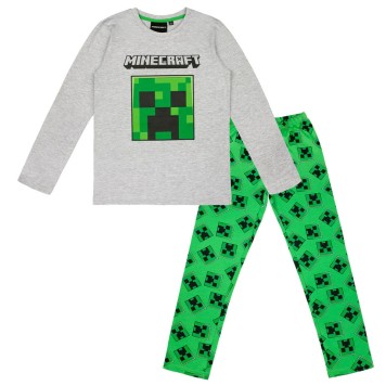 Minecraft Creeper children's long pajamas 8-12 years