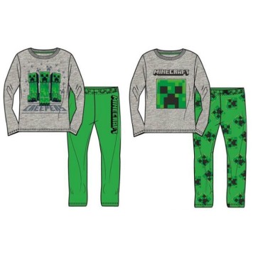 Minecraft Creeper children's long pajamas 8-12 years