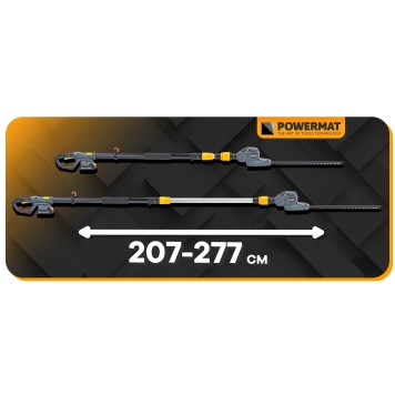 Akumulatorowe nożyce do żywopłotu na wysięgniku PM-NAW-20C 41CM