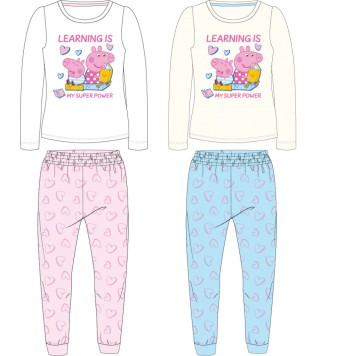 Peppa Pig Learning children's long pajamas 92-116 cm