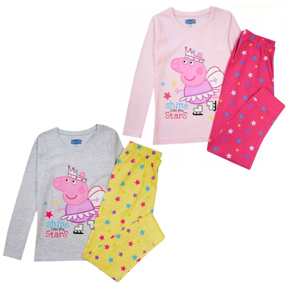 Peppa Pig Shine kids long pajamas 92-116 cm
