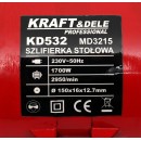 Szlifierka stołowa 1700W KD532
