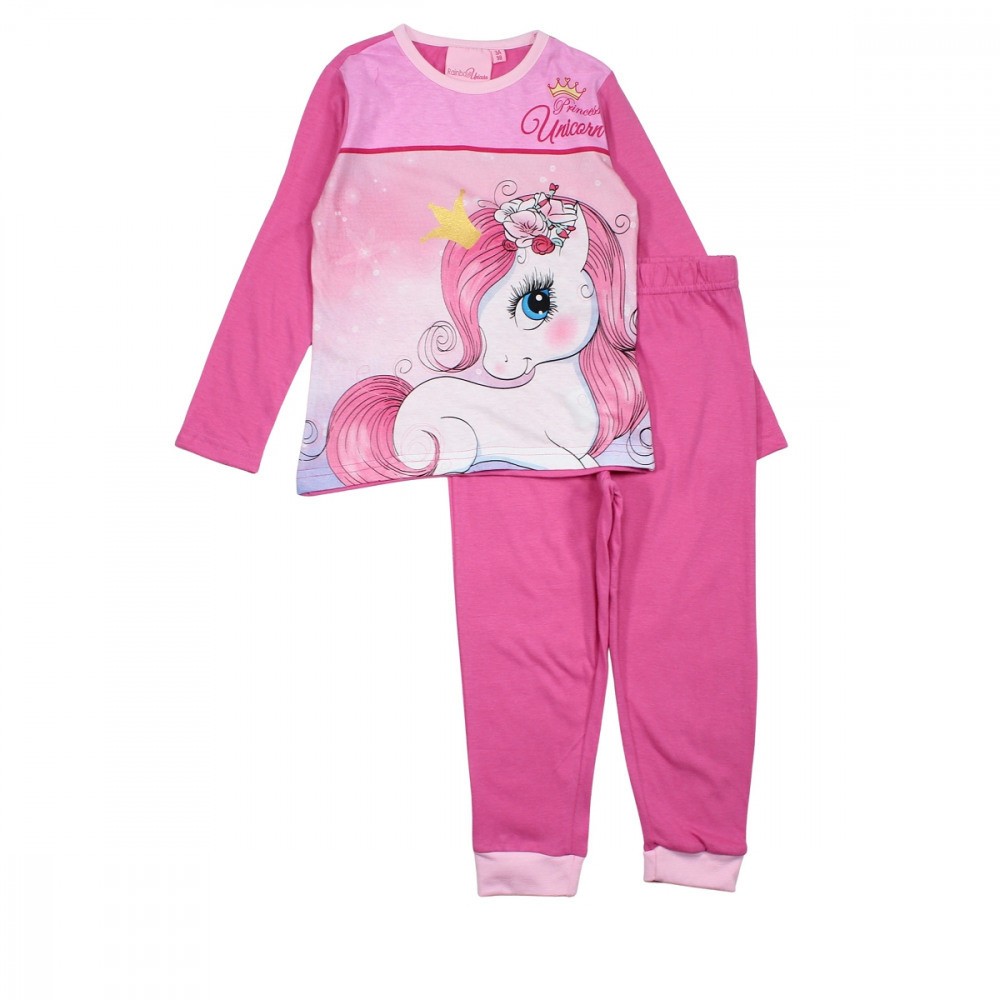 Unicorn Princess Pink kids long pajamas 4 years / 104 cm