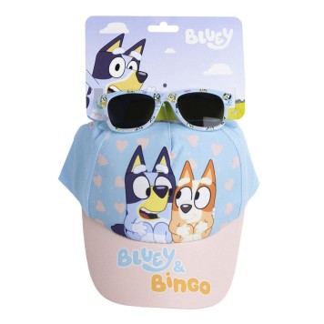 Bluey Bingo sunglasses and baseball cap set