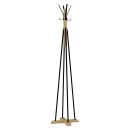 Coat Stand Myra pakoworld in natural black color D40x160cm