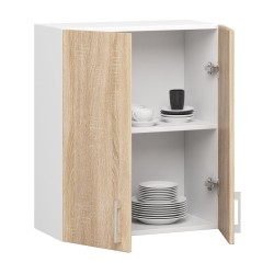Szafka LIMA W60 /720/ BIAŁY/DĄB SONOMA
