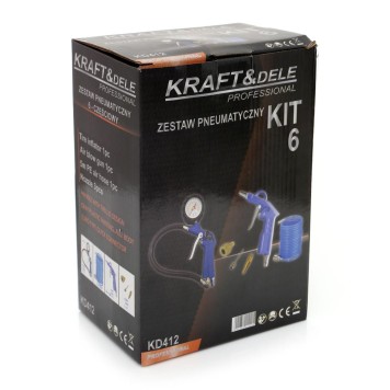Zestaw Pneumatyczny 6 elementów KD412