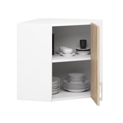 Szafka LIMA W60/60N /580/ BIAŁY/DĄB SONOMA