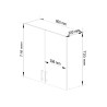 SZAFKA KUCHENNA WISZĄCA W 80cm D2 H720 LIMA