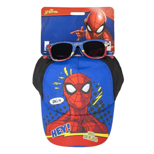 Spiderman What's Up sunglasses and baseball cap set
