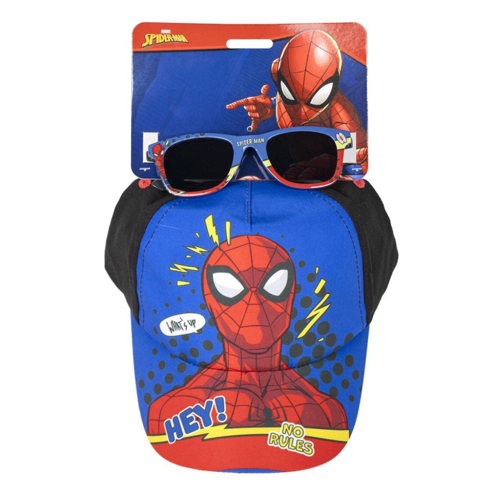 Spiderman What's Up sunglasses and baseball cap set