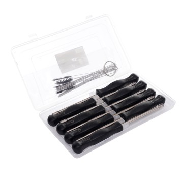 KLUCZE DO REGULACJI GAŹNIKÓW 8SZT + SZCZOTKI KD11245