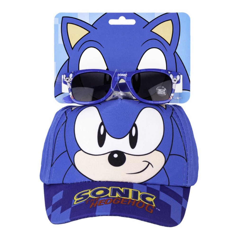 Sonic the Hedgehog sunglasses and baseball cap set