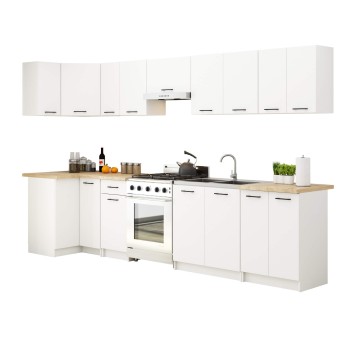 WISZĄCA SZAFKA KUCHENNA NAROŻNA OLIWIA W 60/60cm BIAŁA