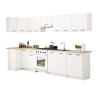 WISZĄCA SZAFKA KUCHENNA NAROŻNA OLIWIA W 60/60cm BIAŁA