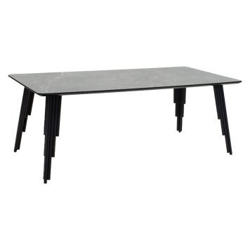 Coffee table Lifo pakoworld MDF dark grey cement-black 120x60x45åê