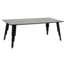 Coffee table Lifo pakoworld MDF dark grey cement-black 120x60x45åê