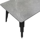 Coffee table Lifo pakoworld MDF dark grey cement-black 120x60x45åê