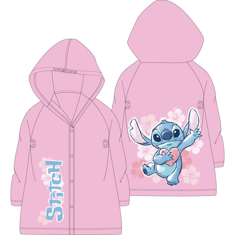Disney Lilo and Stitch Heart raincoat 5 - 6 years / 110 - 116 cm