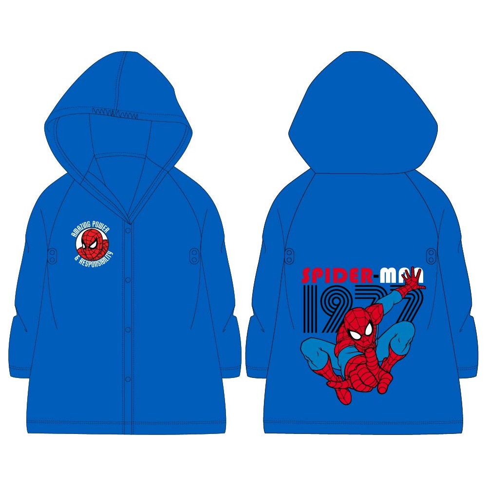 Spiderman raincoat 104-134 cm