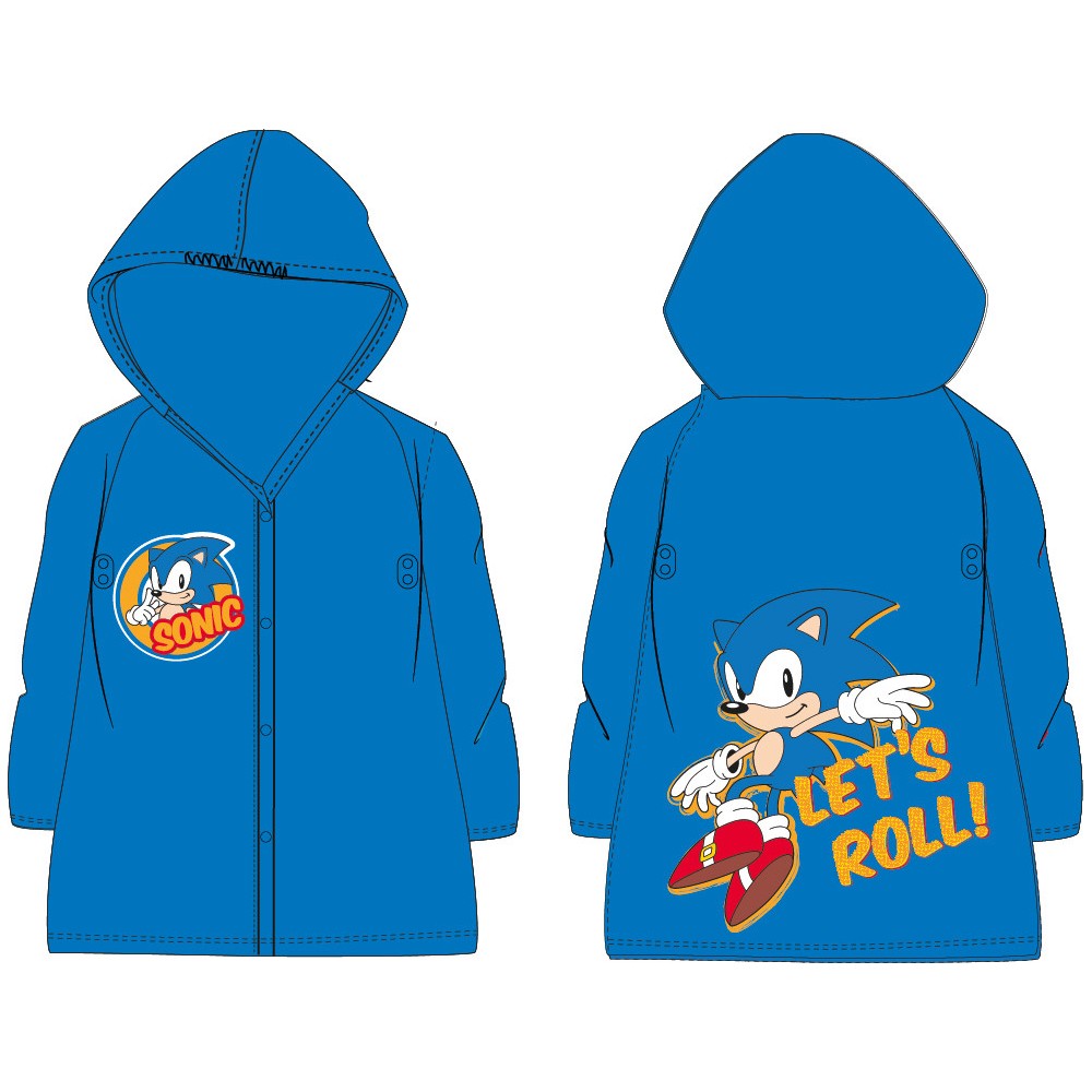 Sonic the Hedgehog Sonic the Hedgehog Raincoat 128/134 cm