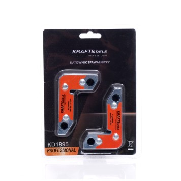 Zestaw magnetycznych kątowników spawalniczych  2szt. KD1895