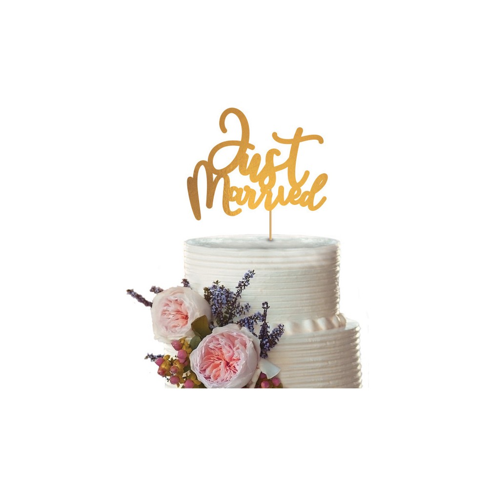 Wedding Just Married cake decoration