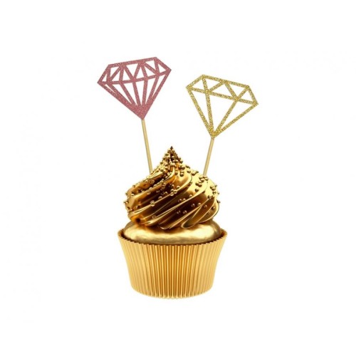 Wedding Diamond Diamond Decor Stick 6 pcs