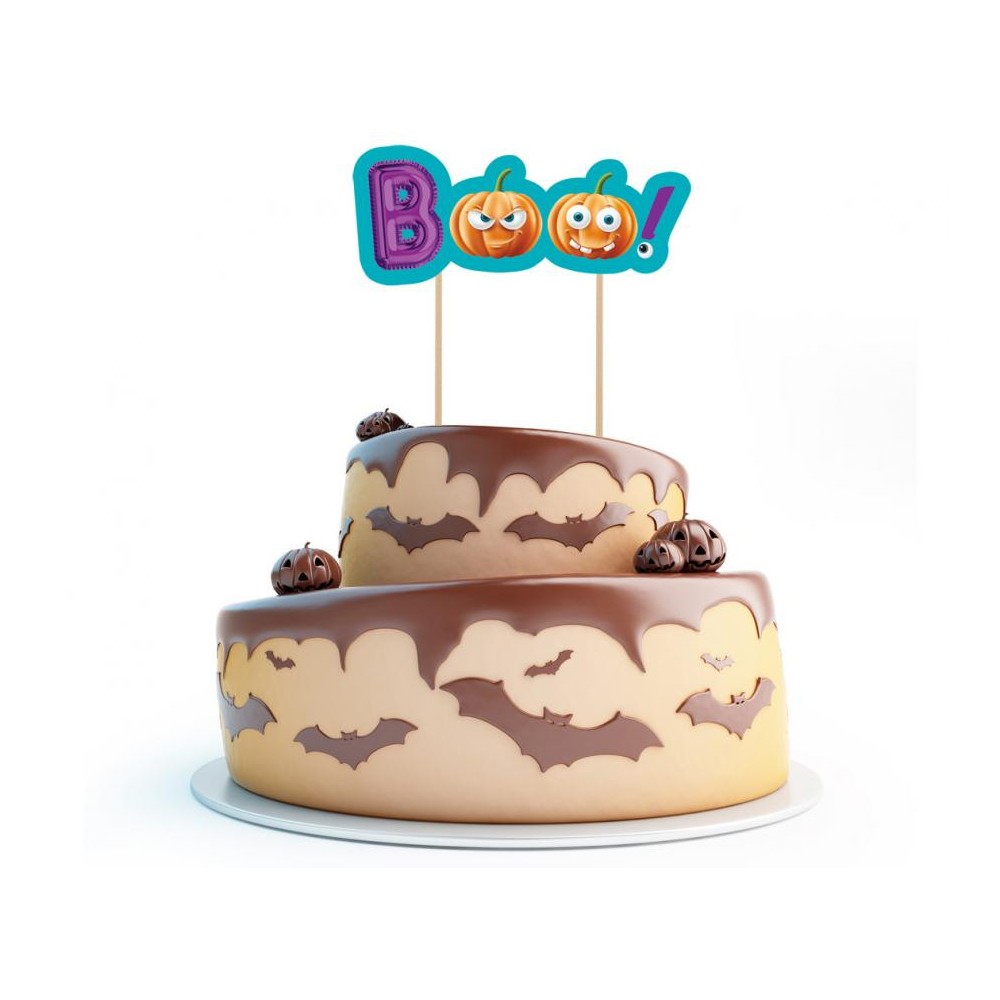 Halloween Boo cake decoration 18 cm