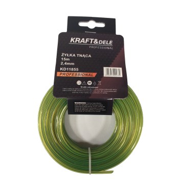 Żyłka tnąca 15m 2,4mm² KD11855