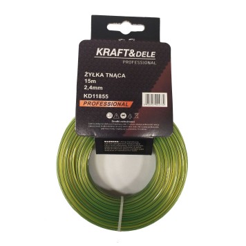 Żyłka tnąca 15m 2,4mm² KD11855