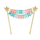 Happy Birthday Pastel Happy Birthday cake decoration