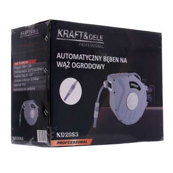 Automatyczny bęben na wąż ogrodowy 20m+2m 1/2" KD2083