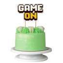 Gamer Game On Toy cake decoration 14.5 cm