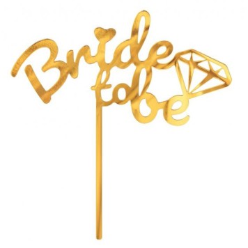 Wedding Bride to be Bachelorette Cake Decoration 16x15cm