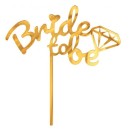 Wedding Bride to be Bachelorette Cake Decoration 16x15cm