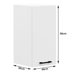 Szafka OLIWIA W40 H580 BIAŁA
