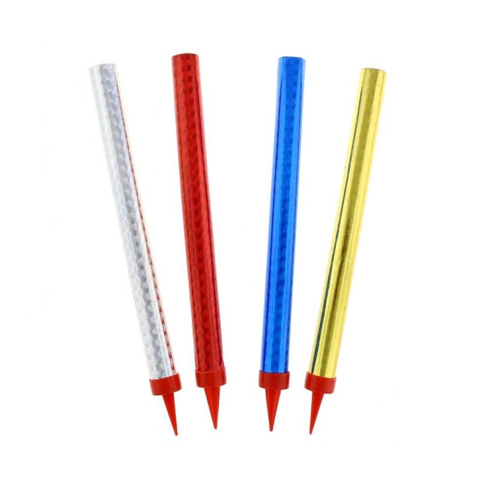 Happy Birthday Colorful Cake Fireworks 18 cm 4 pcs