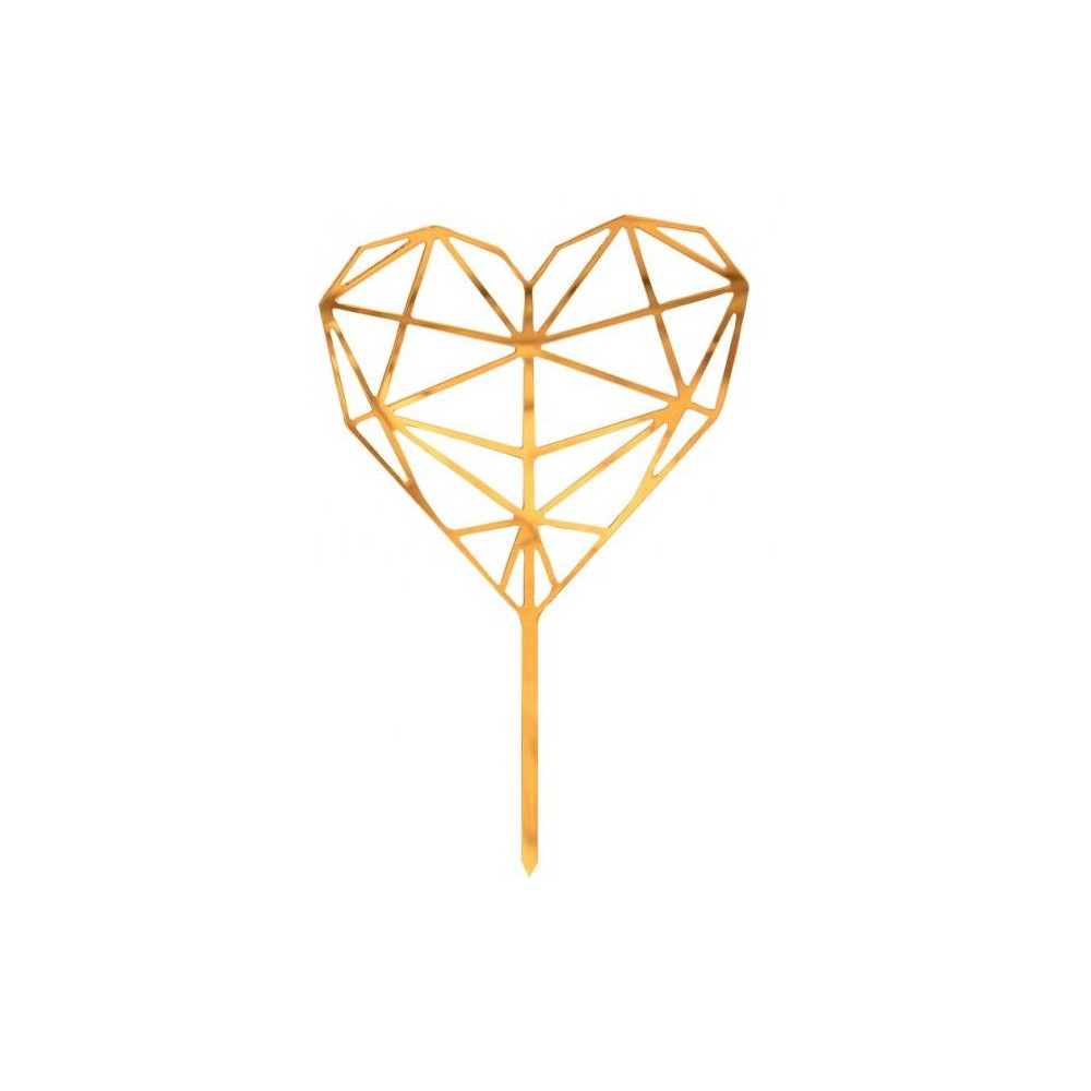 Wedding Diamond Heart cake decoration