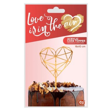 Wedding Diamond Heart cake decoration