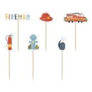 Fireman Fireman decorative stick set of 6