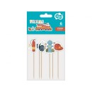Fireman Fireman decorative stick set of 6