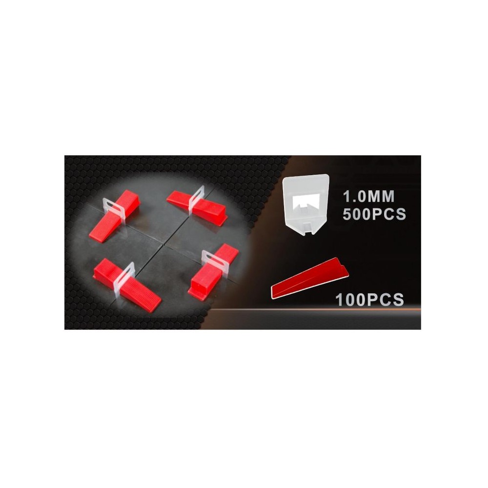 Zestaw do poziomowania płytek 1mm KD10775