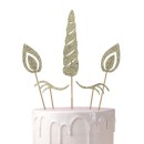 Unicorn Star glittery cake decoration