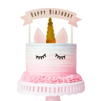 Unicorn Star cake decoration
