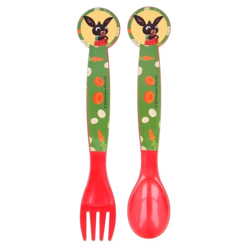 Bing Waving Plastic Cutlery Set - 2-piece