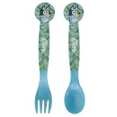 Bluey Leaves plastic cutlery set - 2 pieces