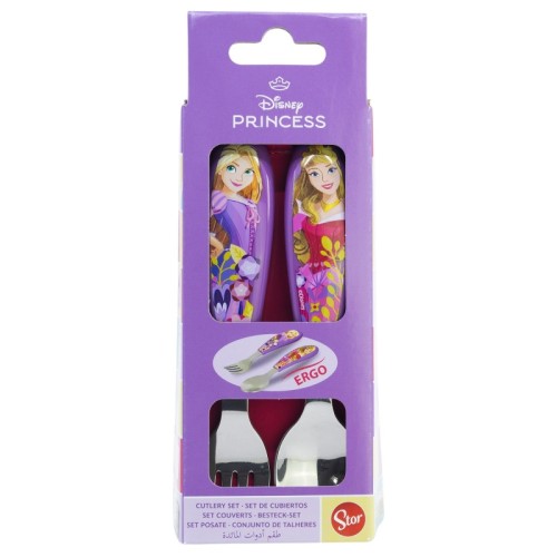 Disney Princess Courageous Heart metal ergo cutlery set - 2 pieces