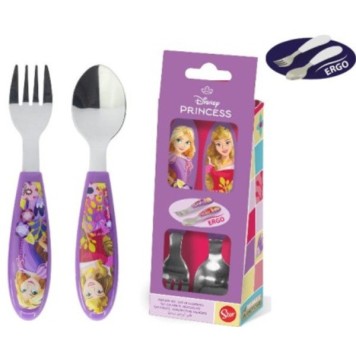 Disney Princess Courageous Heart metal ergo cutlery set - 2 pieces